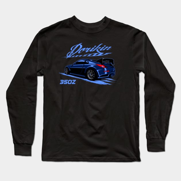 350Z Drift King Long Sleeve T-Shirt by aredie19